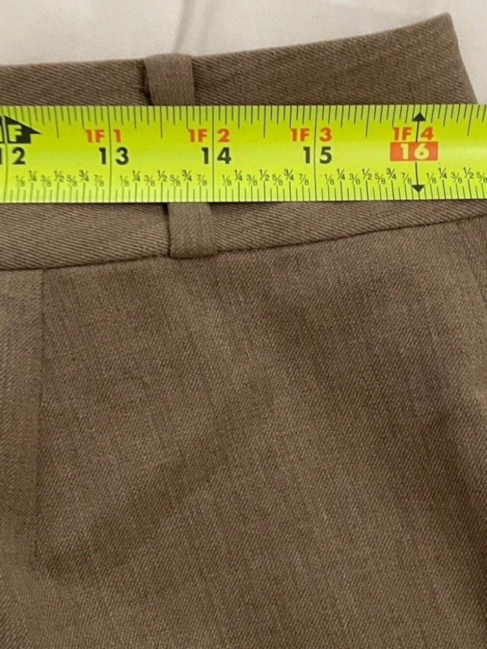 NWOT Lauren Ralph Lauren Tan Wool Trouser Pants Womens Size 10 Career Classic - Picture 4 of 10